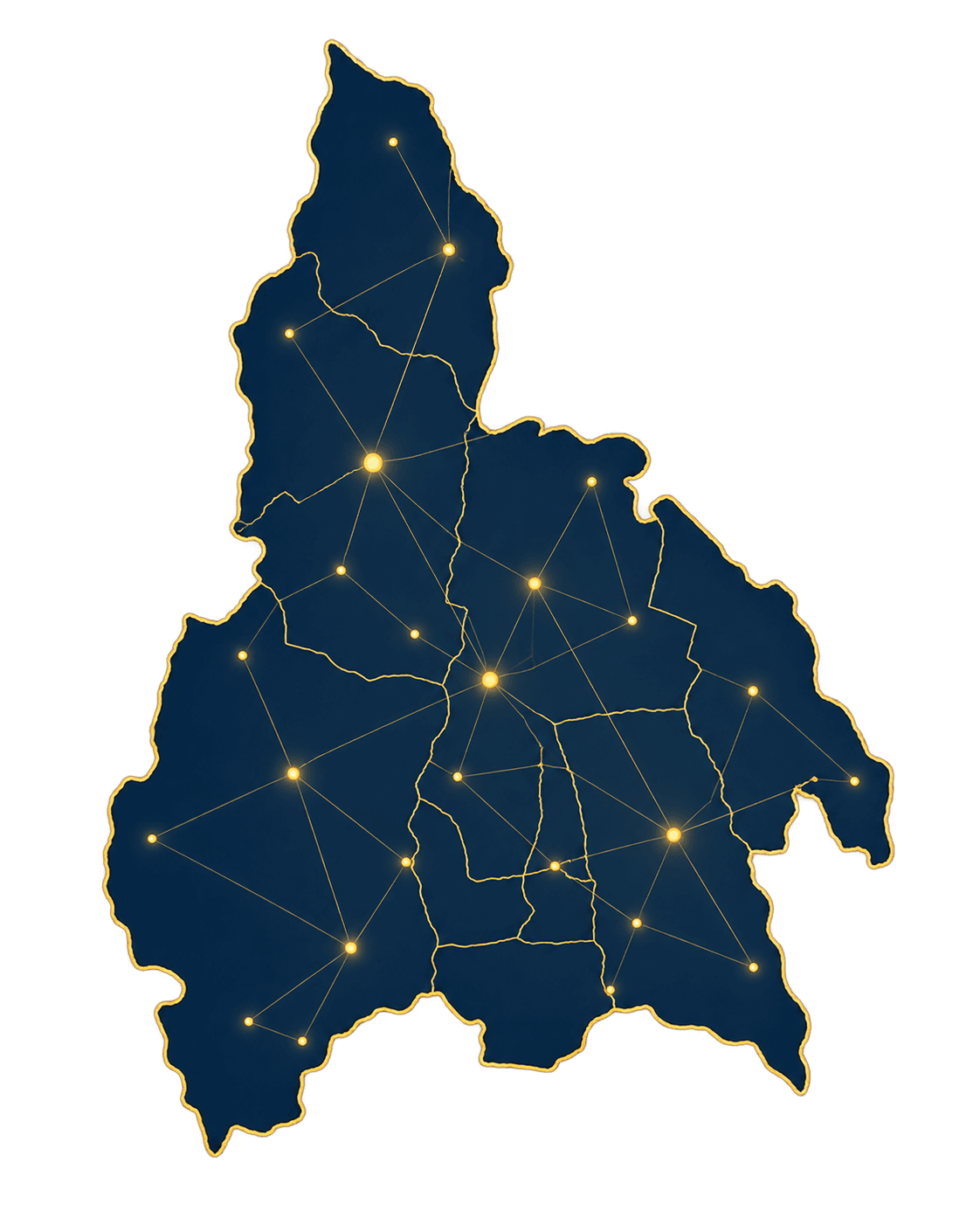 Mapa territorial de la provincia de San Juan